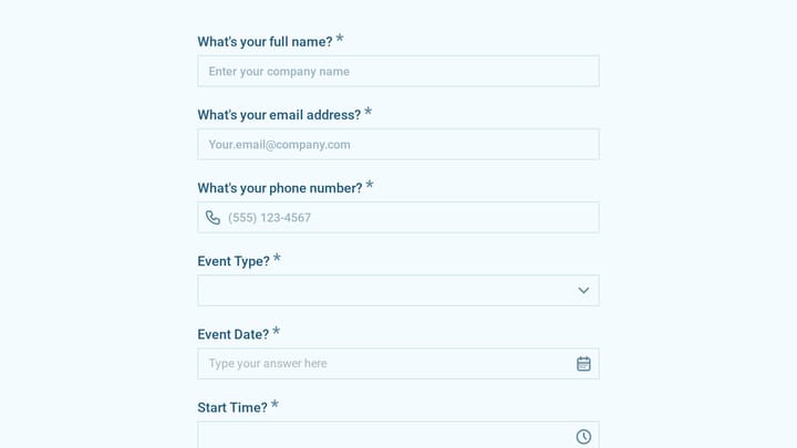 Conference Venue Rental Request preview