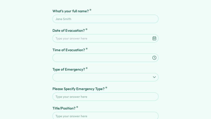 Emergency Evacuation Check-In preview