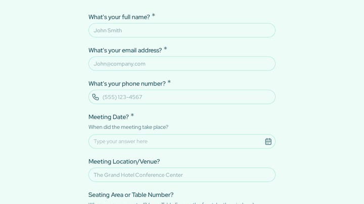 Lost Belongings Report preview