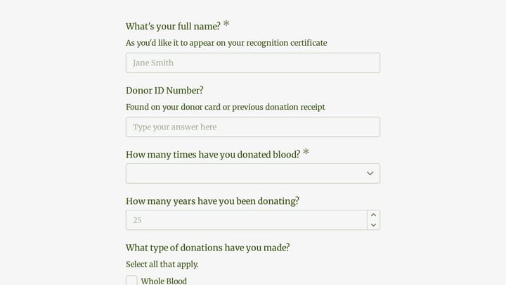 Blood Donation Milestone Celebration preview