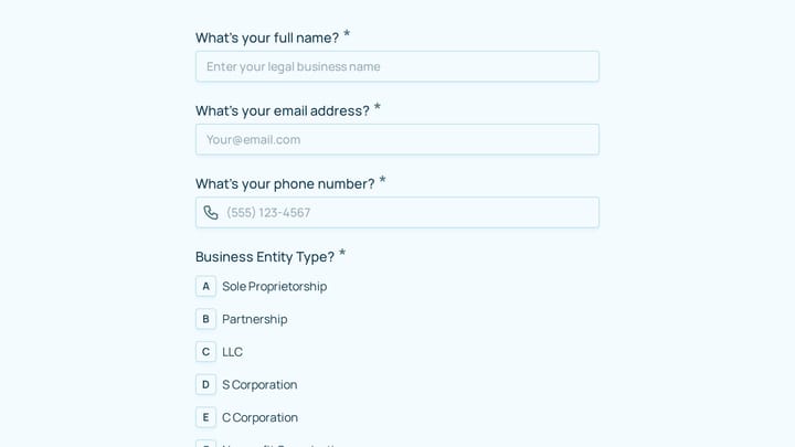 Accounting Client Discovery Form preview
