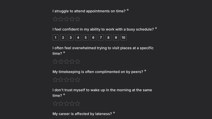 Time Management Survey preview