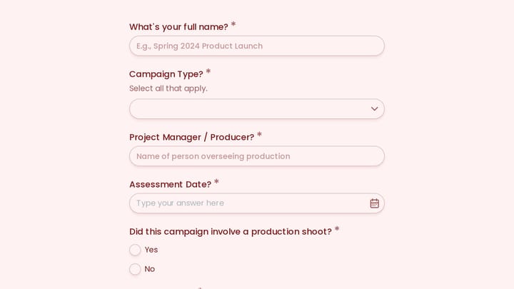 Campaign Carbon Footprint Tracker preview