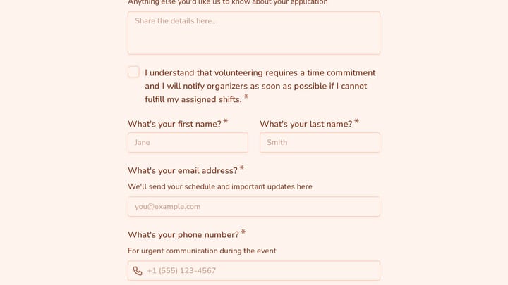 Board Game Convention Volunteer Application preview