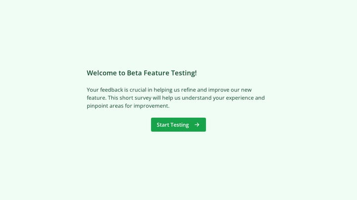 Beta Feature Testing preview