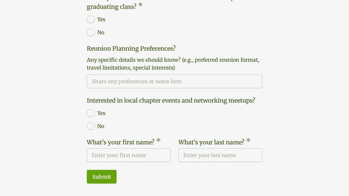 Alumni Association Newsletter preview