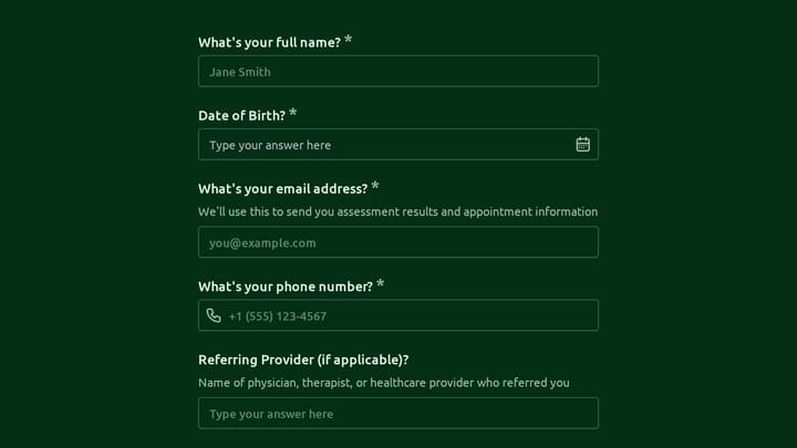 Anxiety Disorder Diagnostic Assessment preview