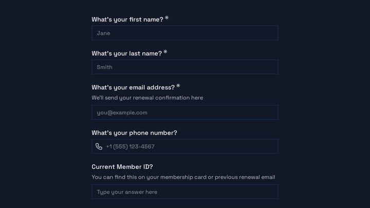 Digital Commons Membership Renewal preview