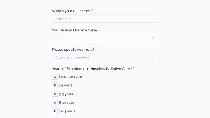 Hospice Care Emotional Competency Self-Evaluation preview