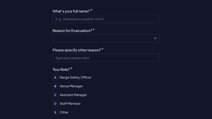 Emergency Evacuation Check-In preview