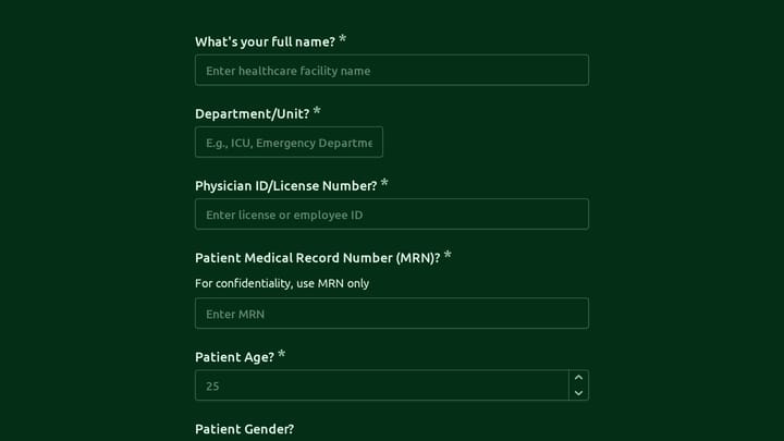 Ventilator Shortage Crisis Allocation Form preview