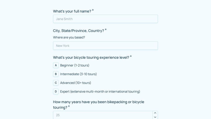 Brand Ambassador Application preview