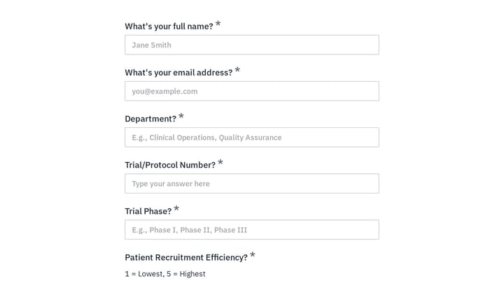 Clinical Trial Vendor Assessment preview