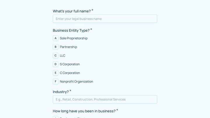 Accounting Client Discovery Form preview