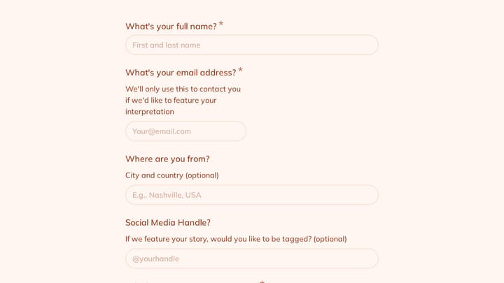 Share Your Lyric Interpretation preview