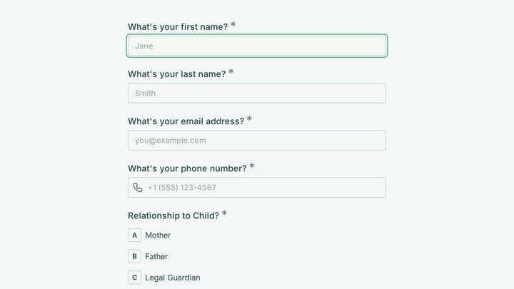 Trichotillomania Therapy Intake Form preview