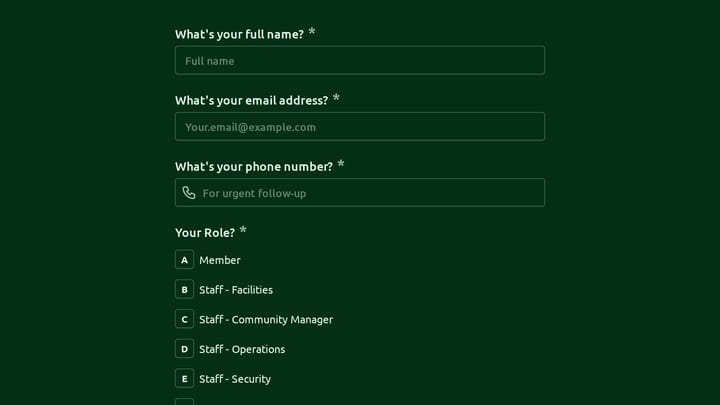 Access Control System Failure Report preview