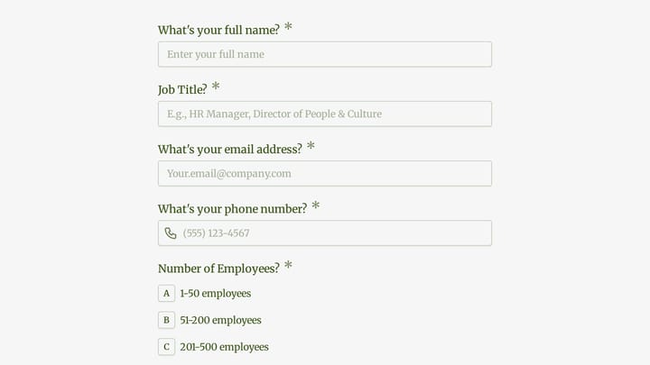 Employee Wellness Program Focus Group Recruitment preview