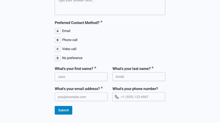 College Admissions Consulting Inquiry preview