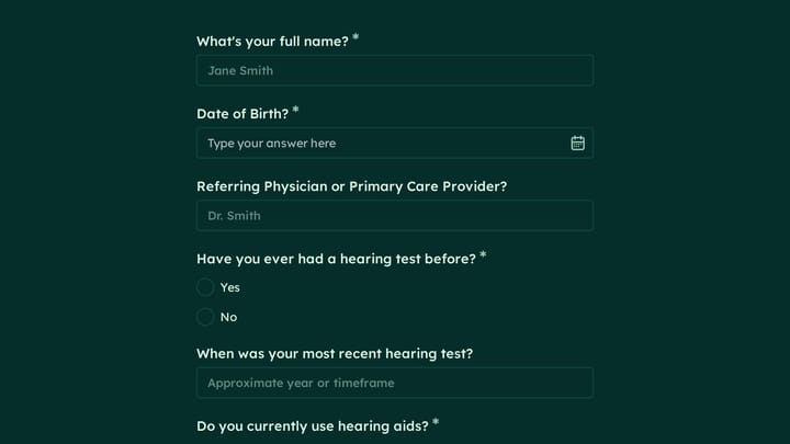 Hearing Loss Screening & Audiology Assessment preview