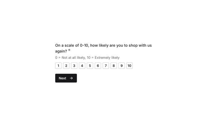 Customer Loyalty Survey preview