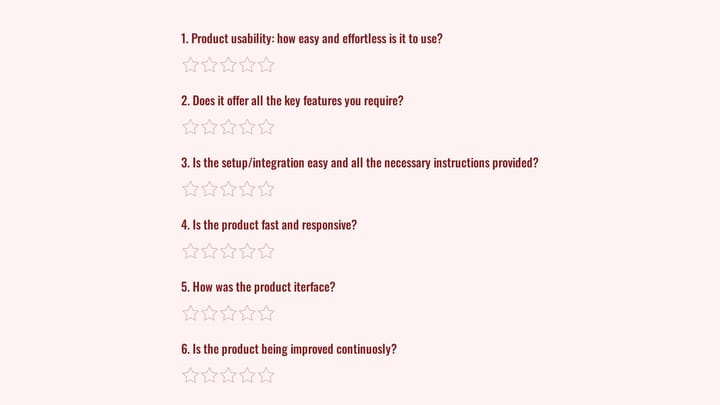 Voice of the Customer Survey Form preview