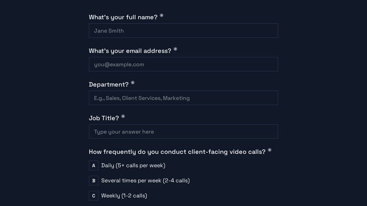 Home Office Video Setup Budget Request preview