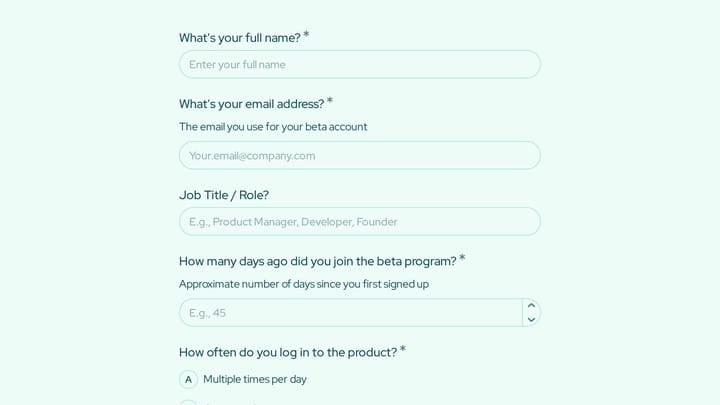 Beta Power User Identification preview