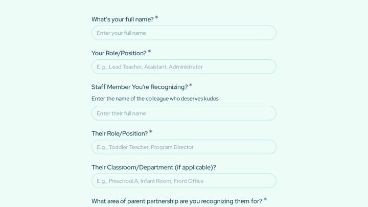 Peer Kudos: Parent Partnership Excellence preview