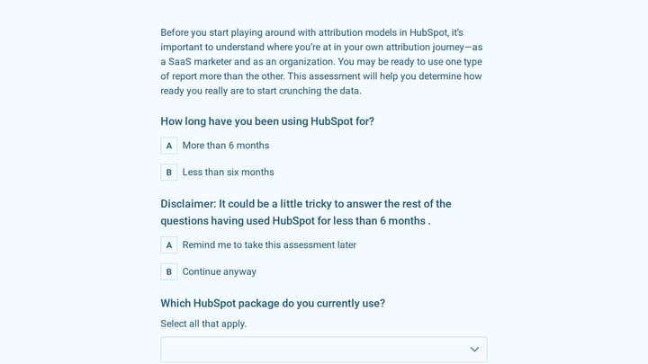 Product Readiness Assessment preview