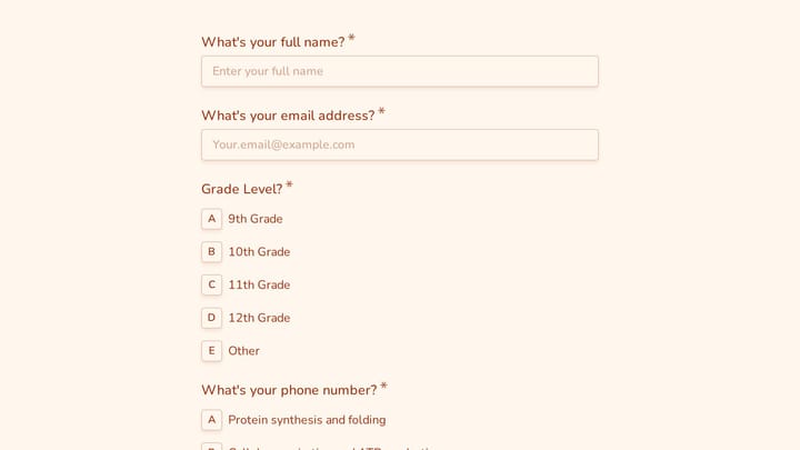 AP Biology Practice Test preview