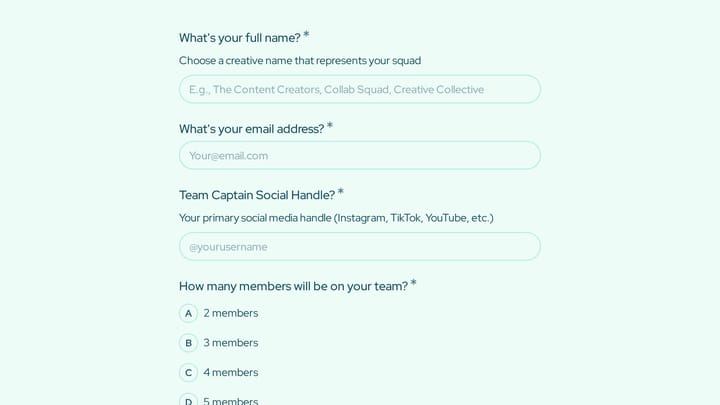 Join the Challenge: Form Your Team preview