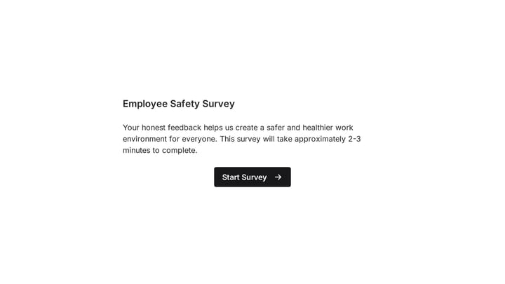 Employee Safety Survey preview