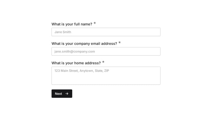 Employee Medical Form preview