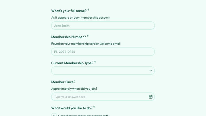 Film Society Membership Withdrawal preview