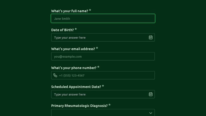 Telehealth Rheumatology Follow-Up preview