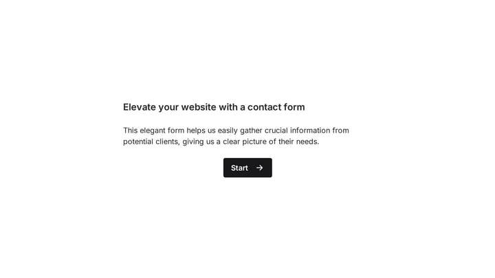 designer contact form preview
