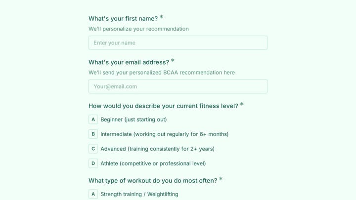 Find Your Perfect BCAA Supplement preview