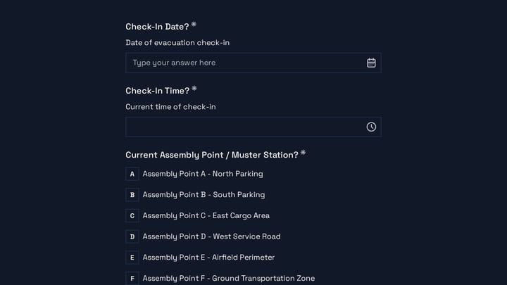 Airport Terminal Evacuation Check-In preview