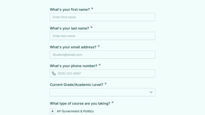 American Government Tutoring Request preview