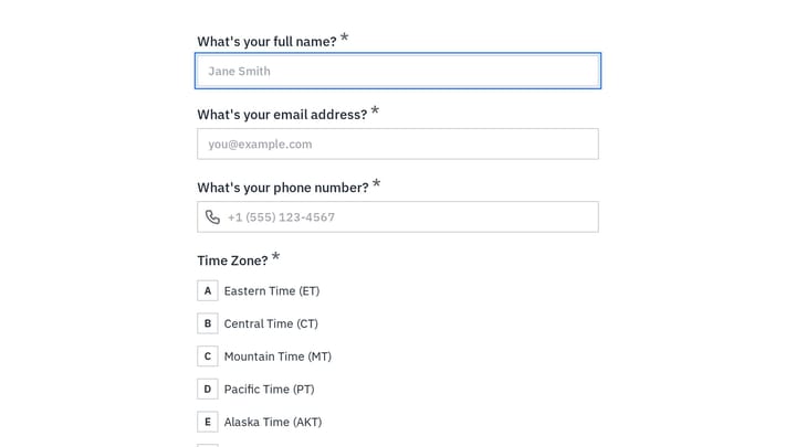Life Optimization Coaching Intake preview