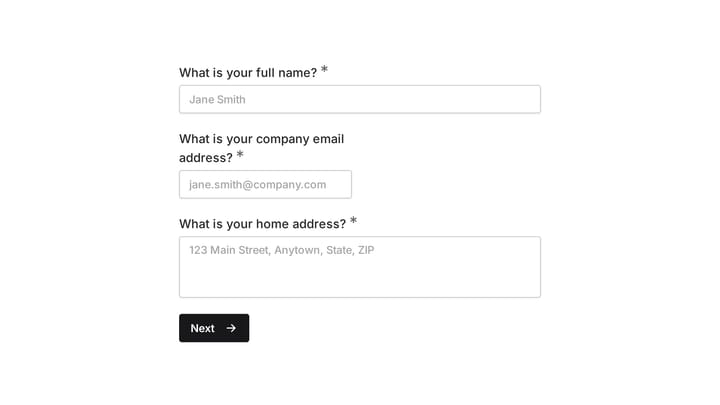 Employee Medical Form preview