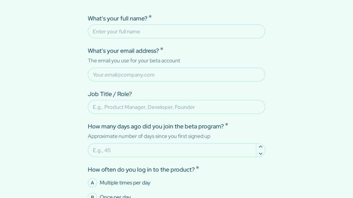 Beta Power User Identification preview