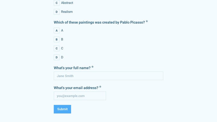 Art Quiz preview