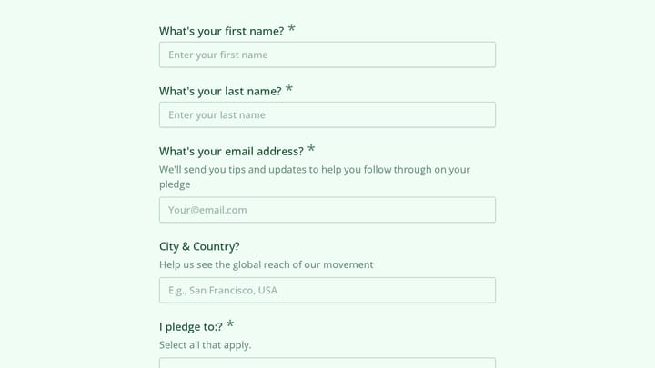 Take the Earth Day Pledge preview