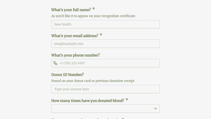 Blood Donation Milestone Celebration preview