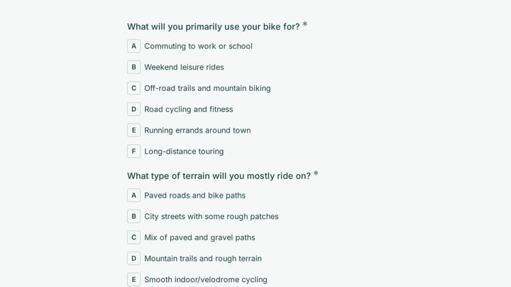 Find Your Perfect Bike preview