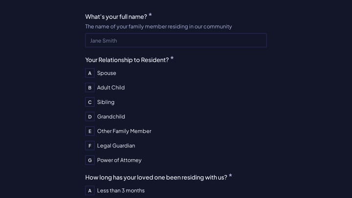 Family Satisfaction Survey preview