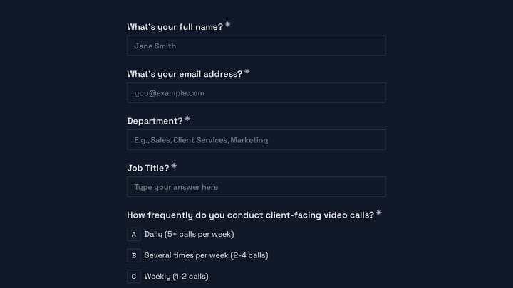Home Office Video Setup Budget Request preview