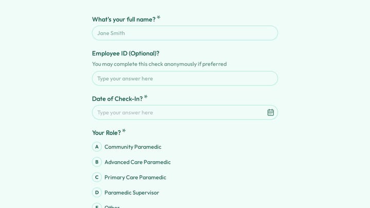Community Paramedic Wellness Check preview